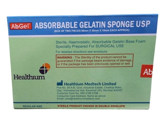 AbGel Absorbable Gelatin Sponge